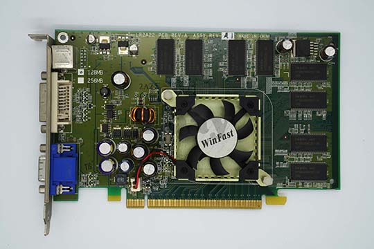 丽台Winfast PX6200 128MB显示卡（nVIDIA GeForce 6200芯片）